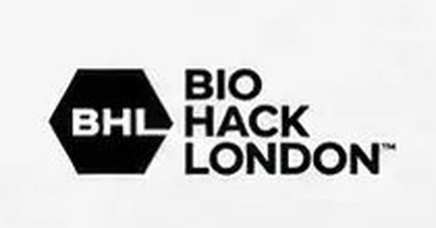 Close-up of the black BHL logo on the back of the white vest